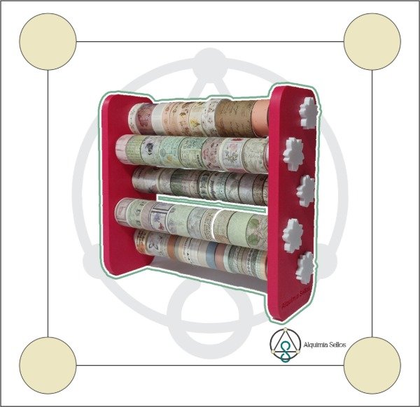 Producto - Organizador de Cintas Washis - Sakura x 5