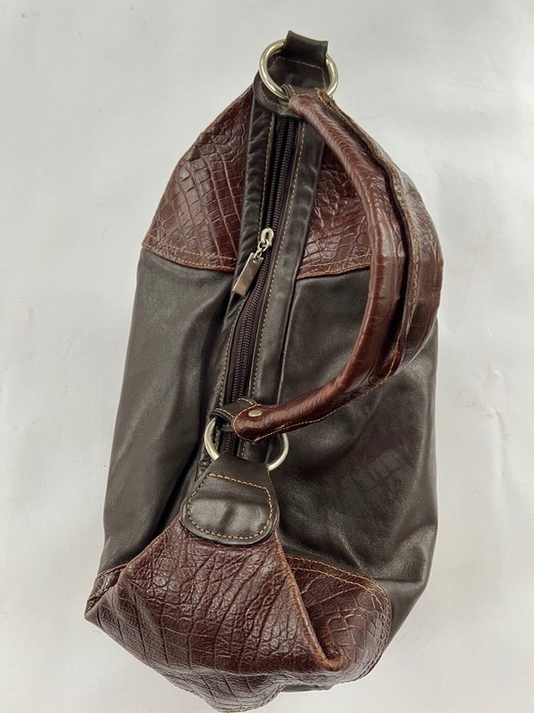 Bag y2k cuero chocolate — imagen 3