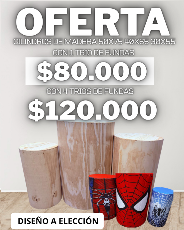 Producto - PROMO TRIO DE CILINDROS CON FUNDAS