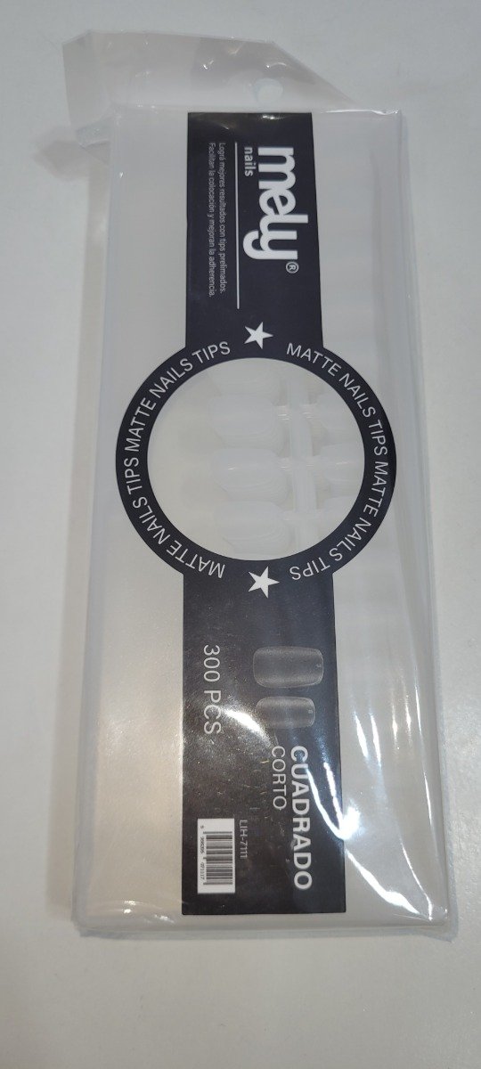 Producto - Tip mely cuadrado corto 300u