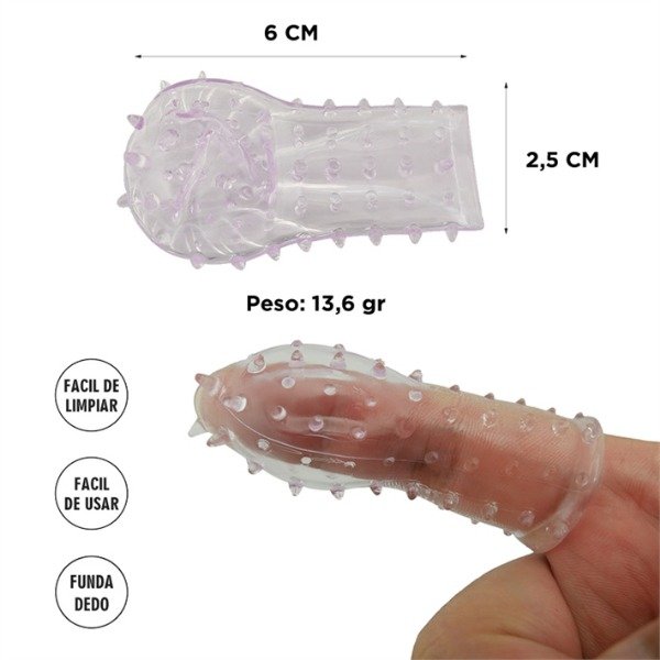 Producto - Funda para dedo de silicona - Estimulador