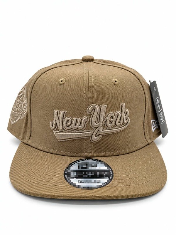 Producto - Gorra plana new york caqui logo caqui