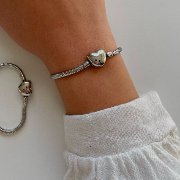 Producto - Pulsera Corazón Gris
