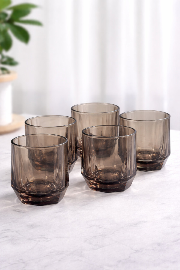 Producto - VASOS EXAGONALES NEGROS x6