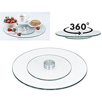 Producto - Plato giratorio vidrio 25cm