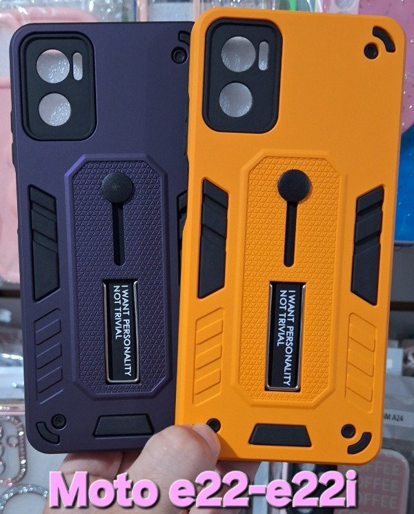 Producto - Fundas armor con agarre. Moto e22-e22i