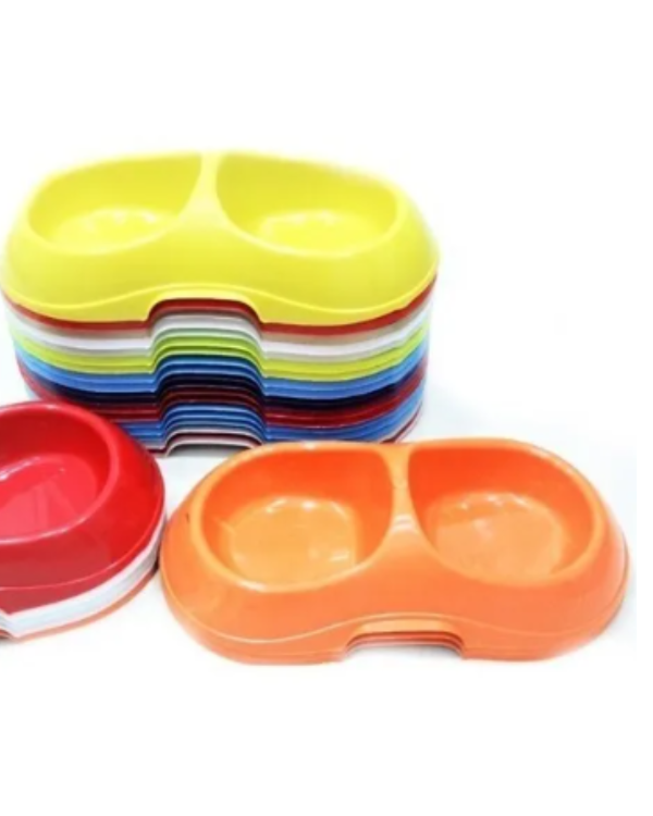 Producto - Comedero de plástico doble