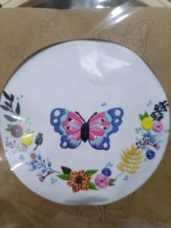 Producto - KIT BORDADO MARIPOSA AZUL