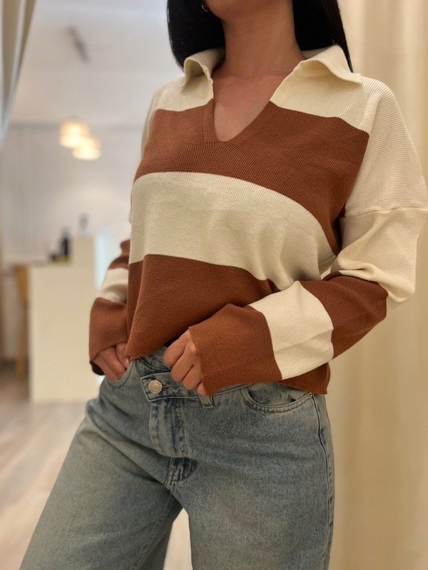 Producto - Sweater chomba rayado - 5