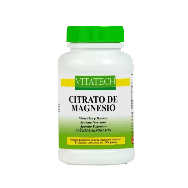 Producto - Citrato de Magnesio 30caps. - VITATECH