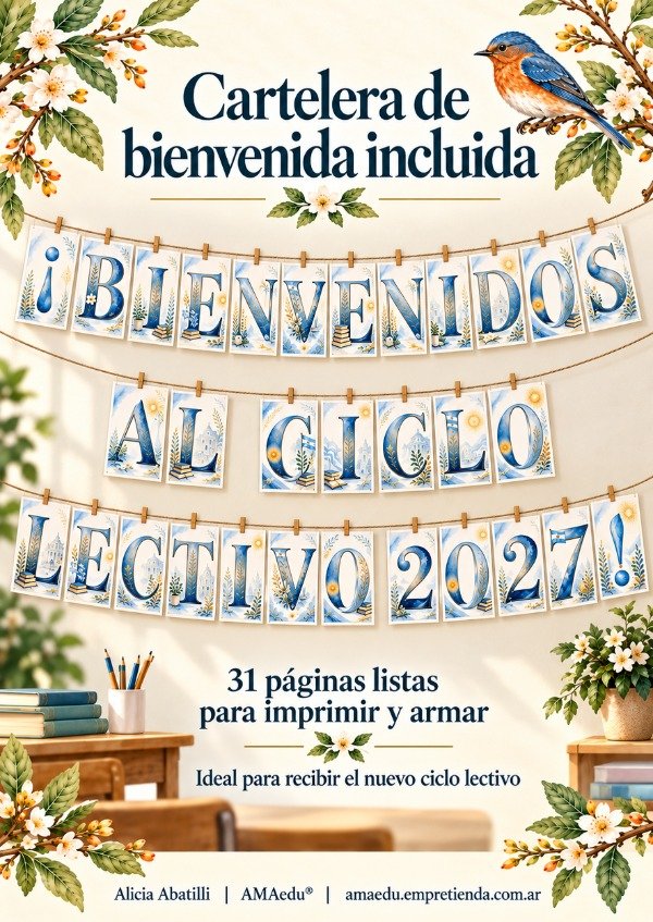 Producto - AGENDA DOCENTE 2027 (Pack de Organización Anual) - 2
