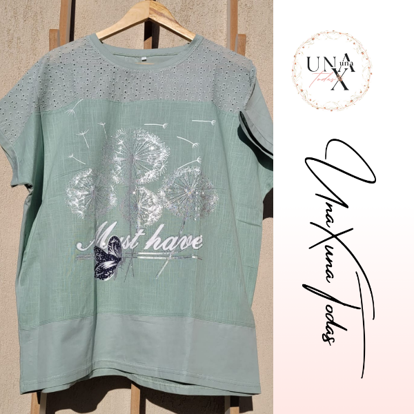 Producto - Remerón Dandelion Verde