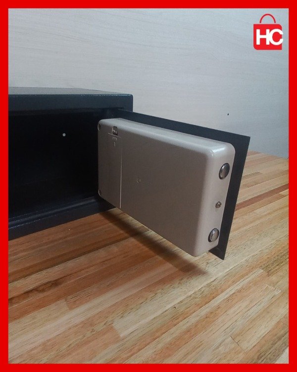 Producto - Caja fuerte de seguridad digital electrónica en acero reforzado con cerradura - 6