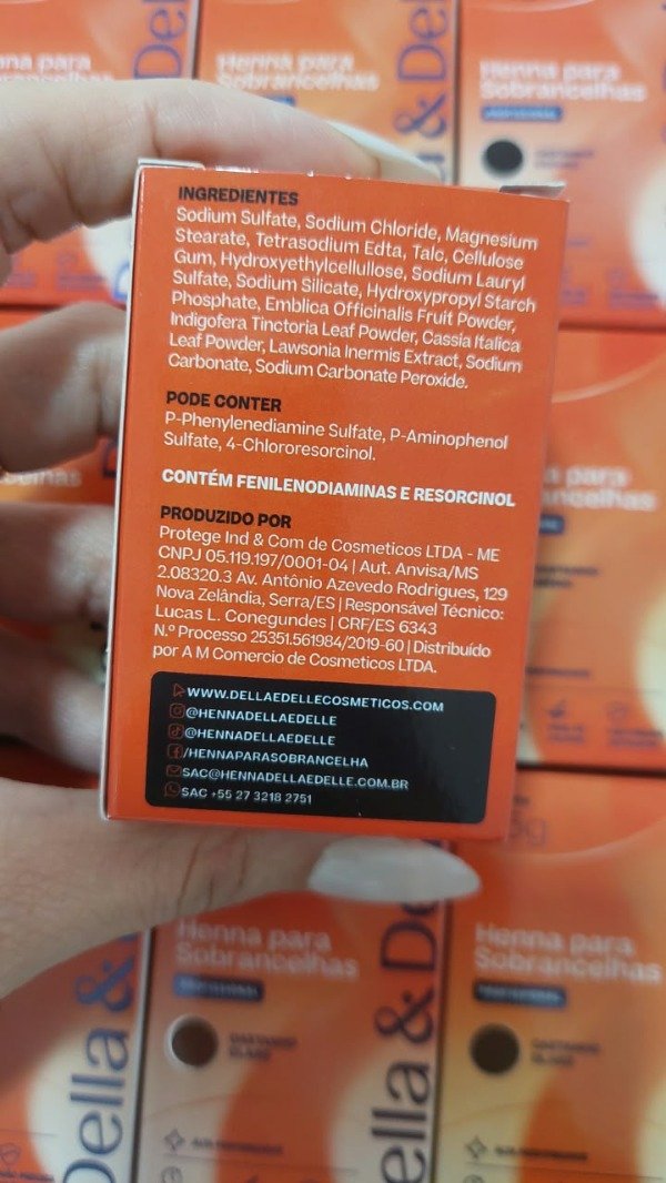 Producto - HENNA DELLA - DELLE - 3 GR - 5