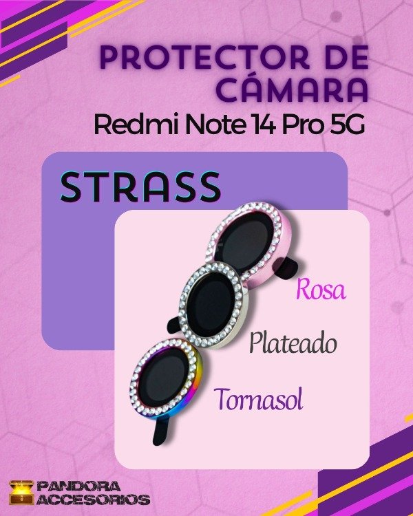 Producto - Protector Cámara Brillo Redmi Note 14 Pro 5G