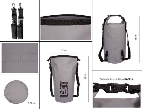 Producto - BOLSO ESTANCO 20 LTS. GRIS