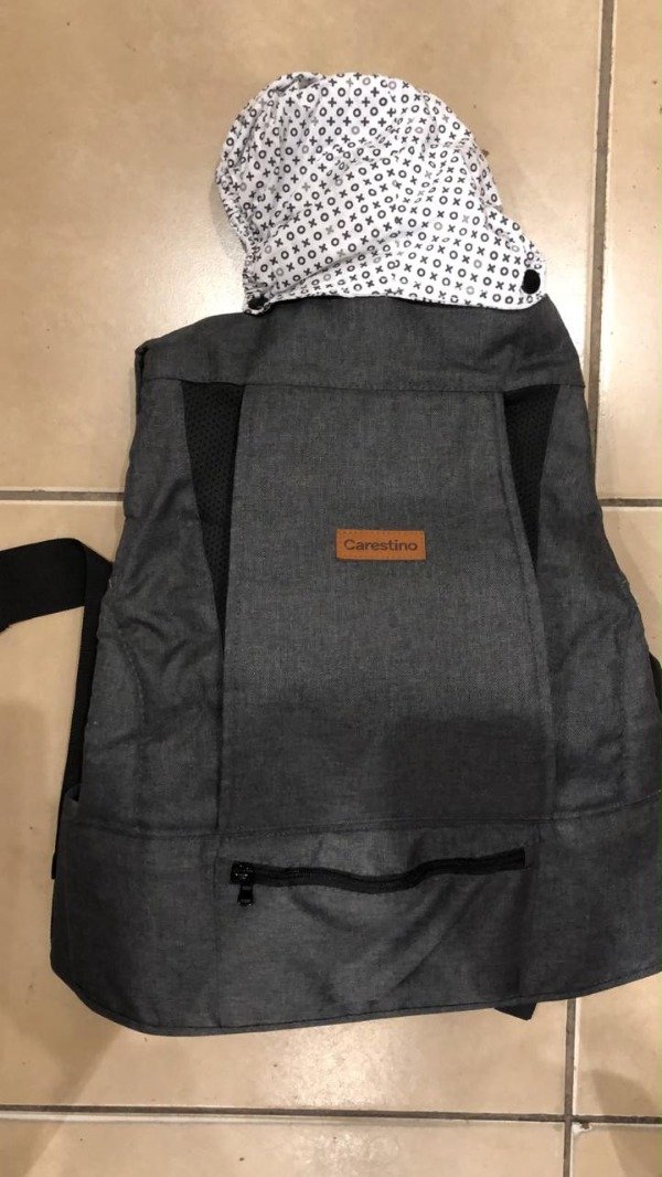 Producto - Mochila porta bebé Carestino gris - 2