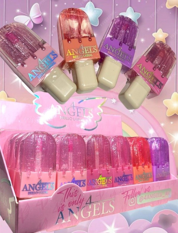 Producto - Lip gloss Heladito- 4 ANGELS