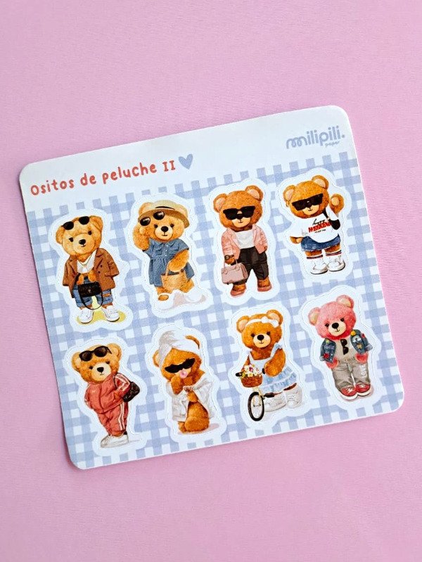 Producto - Stickers Ositos de Peluche