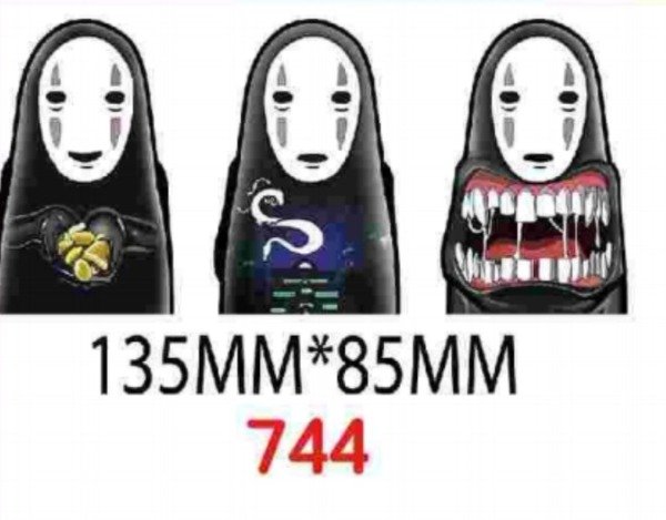 Producto - STICKER 3D STUDIO GHIBLI SIN CARA CHIHIRO