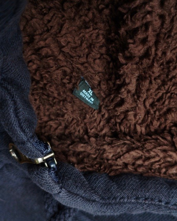 Producto - CAMPERA UNIQLO AZUL CON INTERIOR DE CORDERITO TALLE XL - 3