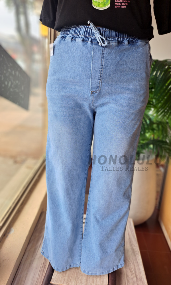 Producto - Wide Leg Jogger Nevado Celeste - 0