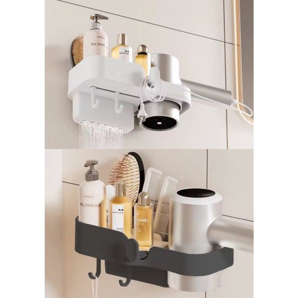 Producto - Organizador de Baño con Soporte Secador de Pelo