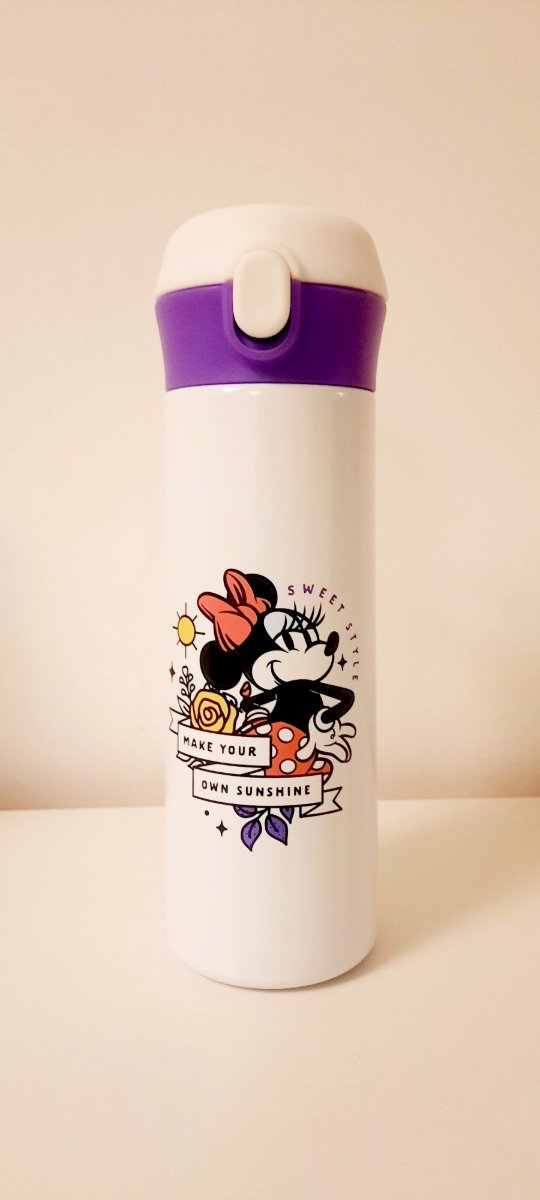 Producto - Botella termica violeta minnie