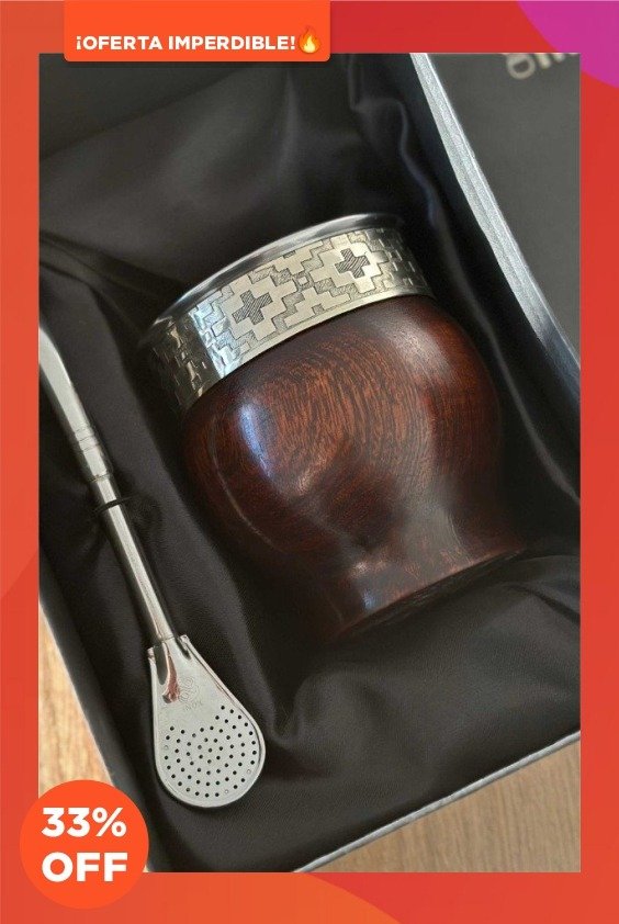 Producto - MATE IMPERIAL ALGARROBO ENCERADO