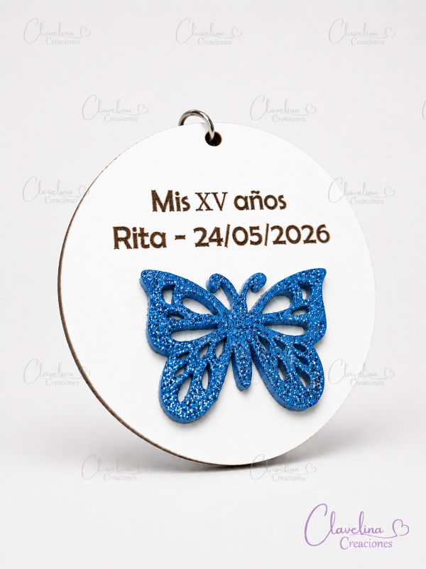 Producto - Souvenirs llaveros mariposa - 1