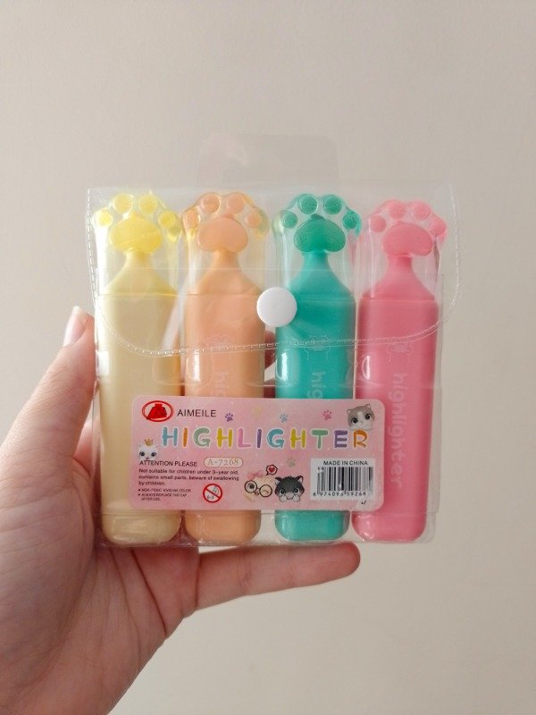 Producto - Resaltadores Patitas x4