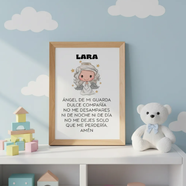 Producto - Láminas Imprimibles Ángel de la Guarda + Láminas Editables