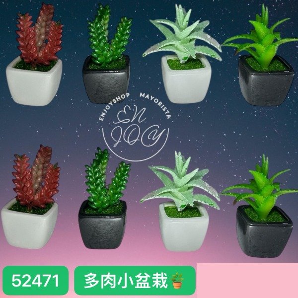 Producto - MACETA SUCULENTAS PLANTA ARTIFICIAL