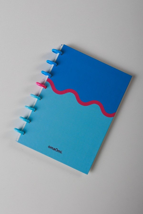 Producto - Cuaderno con sistema de discos Tapa cartón premium 100 hojas Frambuesa Calm