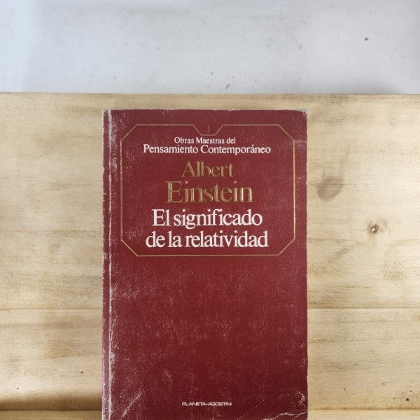 Producto - ALBERT EINSTEIN - EL SIGNIFICADO DE LA RELATIVIDAD