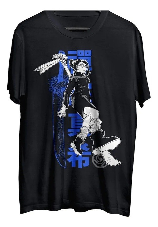 Producto - Remera Algodon Maki Zenin Jujutsu Kaisen Serigrafia