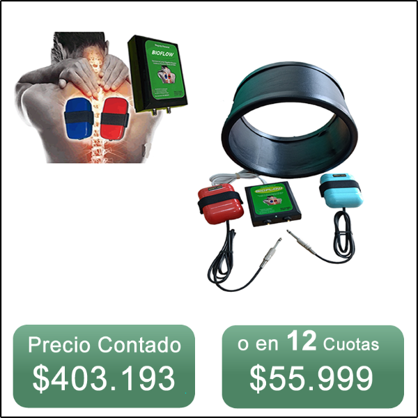 Producto - MAGNETO PERSONAL 150 GAUSS Marca BIOFLOW con dos solenoides + tunel