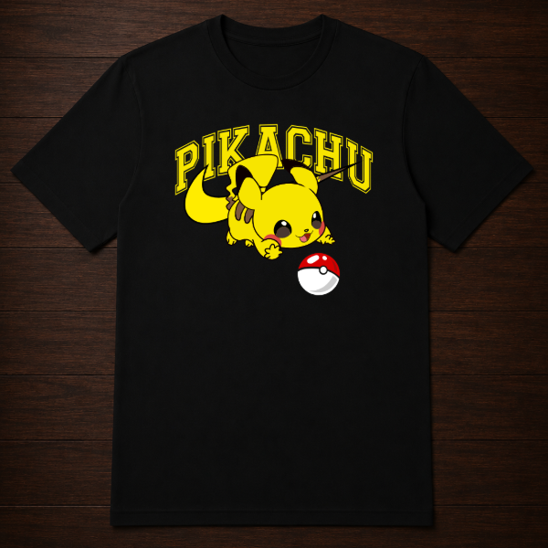 Producto - Remera - Pikachu Pokebola (Pokemon) - 0