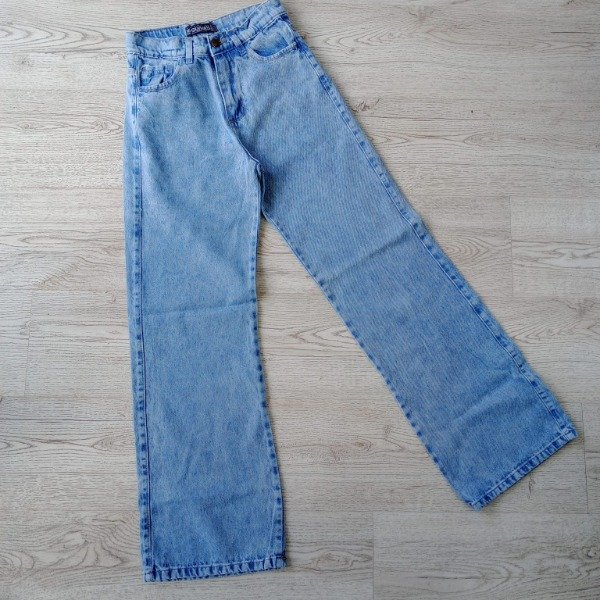 Producto - 671 - JEAN WIDE LEG CELESTE