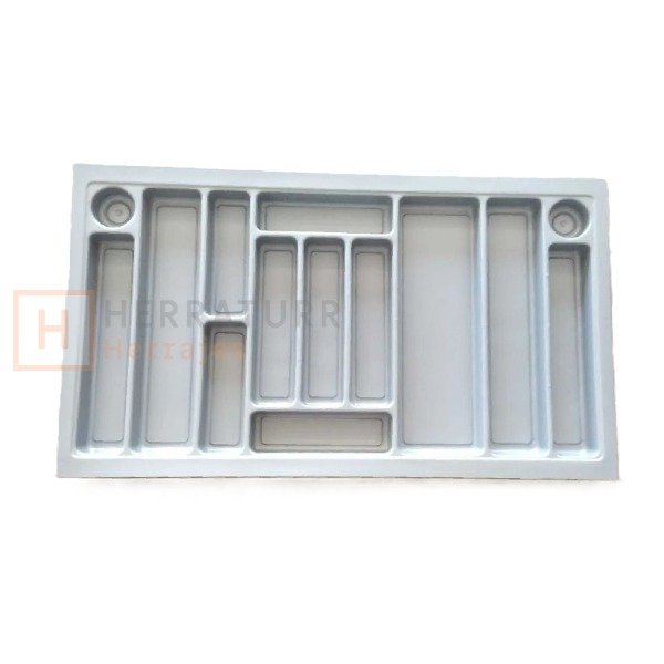 Producto - Cubiertero Plastico Gris 820x480 Dalena - CU820G
