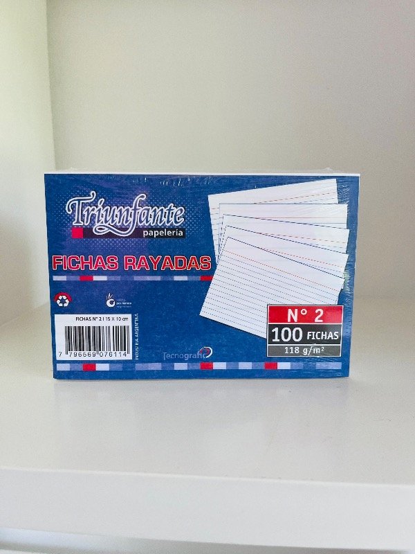 Producto - Fichas Rayadas N2 Triunfante