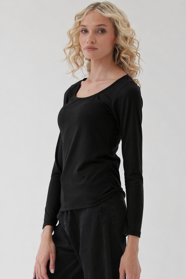 Producto - Remera Básica Carolina Negro