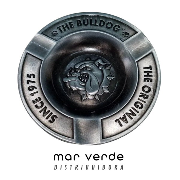 Producto - Cenicero metal relieve Bulldog