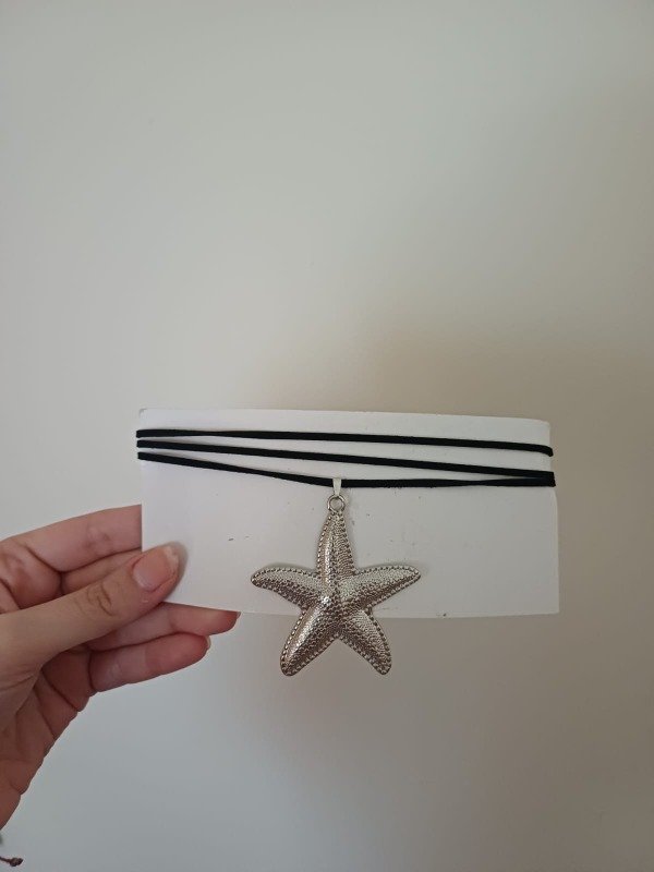 Producto - Collar gamuza estrella de mar