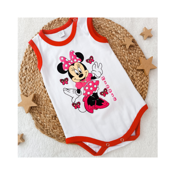 Producto - Body MINNIE sin manga rojo - 1
