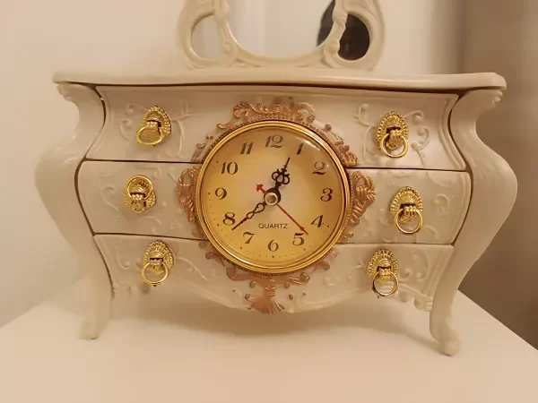 Producto - Alhajero Organizador Cajita Musical C/espejo Reloj Cajones