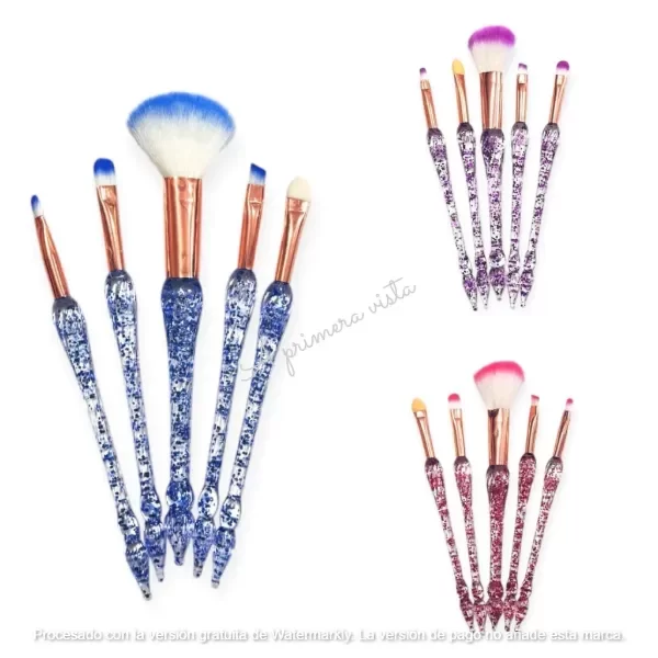 Producto - Brochas con glitter x5uds c/u