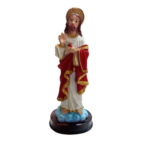 Producto - IMAGEN SAGRADO CORAZON DE JESUS RESINA NACIONAL 15CM - 279