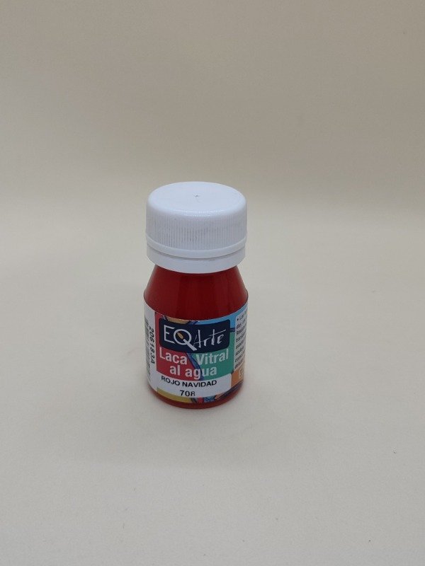 Producto - Laca vitral rojo navidad