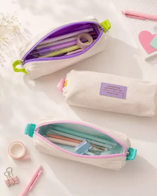 Producto - Cartuchera - Lila y Lima - 1